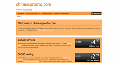 Desktop Screenshot of chinesepronto.com